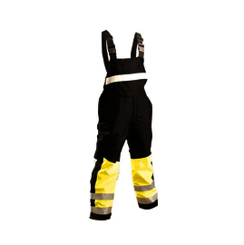 OccuNomix Medium Hi-Viz Yellow And Black Polyester Oxford Overalls/Bib Pants
