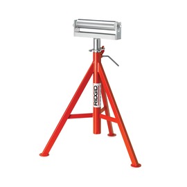 Ridgid® 30" - 46" 1000 lb CJ-99 Conveyor Head High Pipe Stand (For Use With 12" Pipes, Threading Machines And Roll Groover)