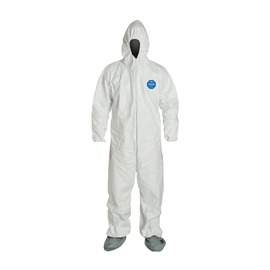 DuPont™ 3X White Tyvek® 400 Hooded Coverall