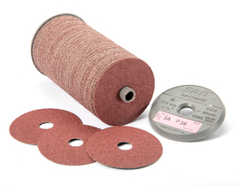 United Abrasives-SAIT 5" Dia X 7/8" Arbor 36 Grit Aluminum Oxide High Performance Fiber Disc