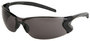 MCR Safety® Backdraft® Black Safety Glasses With Gray MAX6™ Anti-Fog Lens