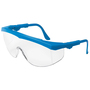 MCR Safety® Tomahawk® Blue Safety Glasses With Clear Duramass® Hard Coat Lens