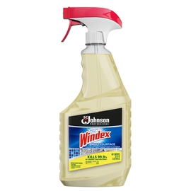 SC Johnson Professional® 32 Ounce Trigger Spray Yellow Liquid Windex® Disinfectant SC Johnson Professional® 32 Ounce Trigger Spray Yellow Liquid Windex® Disinfectant