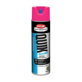 Krylon® 17 Ounce Aerosol Can Flat Fluorescent Pink Industrial Quik-Mark™ Water-Based Inverted Marking Paint Krylon® 17 Ounce Aerosol Can Flat Fluorescent Pink Industrial Quik-Mark™ Water-Based Inverted Marking Paint