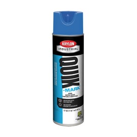 Krylon® 17 Ounce Aerosol Can Flat Blue Industrial Quik-Mark™ Water-Based Inverted Marking Paint Krylon® 17 Ounce Aerosol Can Flat Blue Industrial Quik-Mark™ Water-Based Inverted Marking Paint