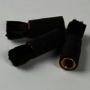 Dynaflux HTR500 2 1/4" X 1/2" Black Carbon Fiber Brush Applicator Brushes