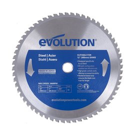 Evolution® Power Tools 12" Tungsten Carbide-Tipped Circular Saw Blade 60 Teeth Evolution® Power Tools 12" Tungsten Carbide-Tipped Circular Saw Blade 60 Teeth