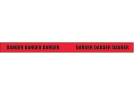 Harris Industries 3" X 500' Red 5 mil Polyethylene BT Series Barricade Tape "DANGER"