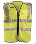 OccuNomix 3X Hi-Viz Yellow Polyester Vest