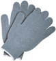 Memphis Glove Gray Large Cotton/Polyester General Purpose Gloves With Knit Wrist Cuff