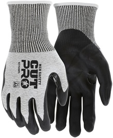 MCR Safety Large Cut Pro® 13 Gauge Hypermax™ Cut Resistant Gloves With Nitrile Coated Palm