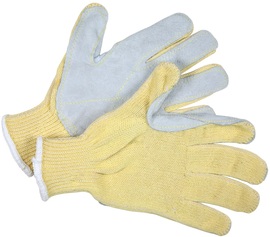 MCR Safety Medium Cut Pro® 7 Gauge DuPont™ Kevlar® And Leather Cut Resistant Gloves