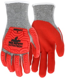 MCR Safety Medium UltraTech® 13 Gauge HyperMax® Cut Resistant Gloves With Nitrile Coated Palm