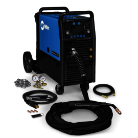 Miller® Millermatic® 355 1 or 3 Phase MIG Welder With 208 - 575 Input Voltage, 400 Amp Max Output, Auto-Set™ Elite Parameters And Accessory Package