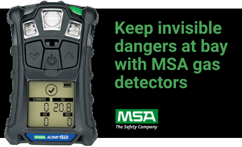 Keep invisible dangers at bay with MSA gas detectors