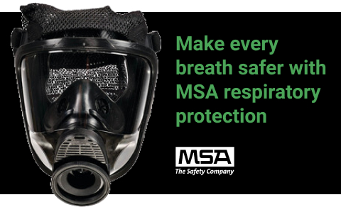 Make every breath safer with MSA respiratory protection