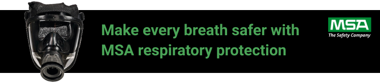 Make every breath safer with MSA respiratory protection