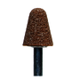 Norton® 3/4" X 1 - 1/8" X 1/4" In." A5 36 Grit GEMINI® Aluminum Oxide Vitrified Bond Mounted Point