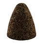 Norton® 3" X 5/8 - 11" In." Type 16 20 Grit Metal Aluminum Oxide Portable Snagging Cone