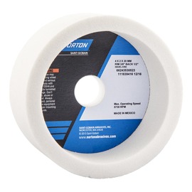 Norton® 4" 80 Grit Medium Aluminum Oxide Vitrified Wheel