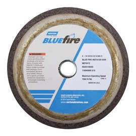 Norton® 5" 16 Grit Extra Coarse Zirconia Alumina Snagging Wheel