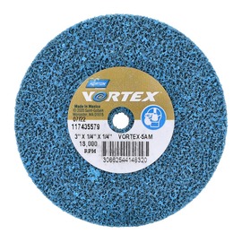 Norton® 3" MED Grit Medium Aluminum Oxide Aggregate Non-Woven Wheels