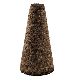 Norton® 1 - 1/2" X 5/8 - 11" In." Type 17 20 Grit Metal Aluminum Oxide Portable Snagging Cone