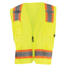 OccuNomix Medium Hi-Viz Yellow Polyester/Mesh Vest