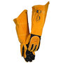 Protective Industrial Products Large 21" Caiman® Cotton Fleece Lined Deerskin MIG/Stick Welders Gloves