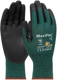 Protective Industrial Products Medium MaxiFlex® Cut™ 15 Gauge Engineered Yarn Cut Resistant Gloves With Nitrile Coated Palm And Fingertips Protective Industrial Products Medium MaxiFlex® Cut™ 15 Gauge Engineered Yarn Cut Resistant Gloves With Nitrile Coated Palm And Fingertips