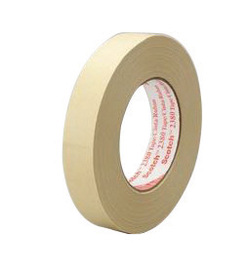 3M™ 0.94" X 60.14 yd Tan 7.2 mil Crepe Paper Masking Tape