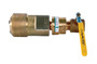 Oxylance OXY 600 Series Burning Bar Holder With B Fitting, Ball Valve And Thermal Shutoff (For 5/8" OD Tube)