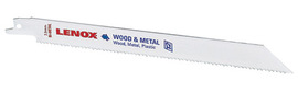 Lenox® 3/4" X .050" X 8" Bi-Metal/Heavy Duty Reciprocating Saw Blade 10/14 Vari-Tooth® Teeth Per Inch