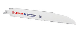 Lenox® T2™ Technology 1" X .062" X 9" Bi-Metal/Demolition Reciprocating Saw Blade 10 Teeth Per Inch