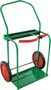 Anthony Welded Products 4 Cylinder Cart With Solid Rubber Wheels And Continuous Handle