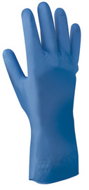 SHOWA® Size 2X 11 Nitri-Dex® 11 mil Nitrile Full Coated  Work Gloves With Cotton Flock Liner And Rolled Cuff