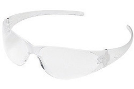 MCR Safety® Checkmate® Clear Safety Glasses With Clear UV Anti-Fog Lens