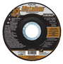 FlexOVit® 5" X 1/4" X 5/8" - 11 Metalhog® 24 Grit Premium Blend Grain Type 27 Spin-On Depressed Center Grinding Wheel