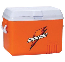 Gatorade® 48 Quart Orange And White Cooler