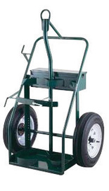 Harper™ Cylinder Truck With Rubber/Pneumatic Wheels And Continuous Handle