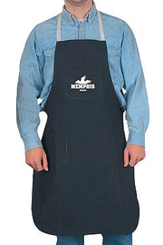 Memphis Glove Blue Denim Apron With Ties Closure