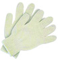 Memphis Glove Natural Small Cotton General Purpose Gloves With Knit Wrist Cuff