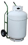 Saf-T-Cart Cylinder Cart With Rubber/Semi-Pneumatic Wheels And Dual Handle