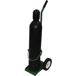 Saf-T-Cart 1 Cylinder Cart With Plastic/Semi-Pneumatic Wheels And Continuous Handle