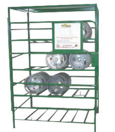 Saf-T-Cart Steel 16 Cylinder Cage