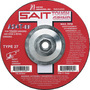 United Abrasives 4 1/2" X 1/4" X 5/8" - 11 SAIT Aluminum Oxide Type 27 Grinding Wheel