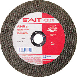 United Abrasives 7" X 3/32" X SAIT Aluminum Oxide Type 1 / Type 41 Cut Off Wheel