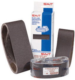 United Abrasives 6" W X 48" L SAIT 40 Grit Aluminum Oxide Benchstand Sander Abrasive Belt