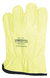 Salisbury by Honeywell Size 10 Yellow Leather Linesmens Gloves