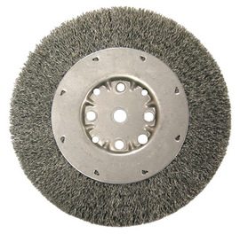 Weiler® 7" X 5/8" Steel Crimped Wire Wheel Brush